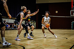 Basketball, Basketball Zweite Liga 2023/24, Grunddurchgang 1.Runde, Basket Flames, Mattersburg Rocks, Dean-Leon Cantor (9)