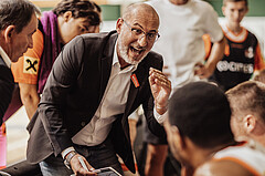 Basketball, Basketball Superliga 2023/24, Grundduchgang 2.Runde, Fürstenfeld Panthers, Oberwart Gunners, Flavio Priulla (Head Coach)