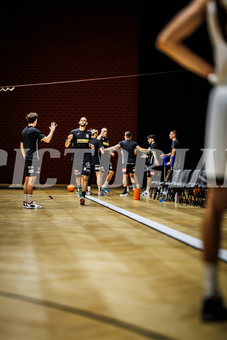 Basketball, Basketball Zweite Liga 2023/24, Grunddurchgang 1.Runde, Basket Flames, Mattersburg Rocks, Dominik Alturban (6)