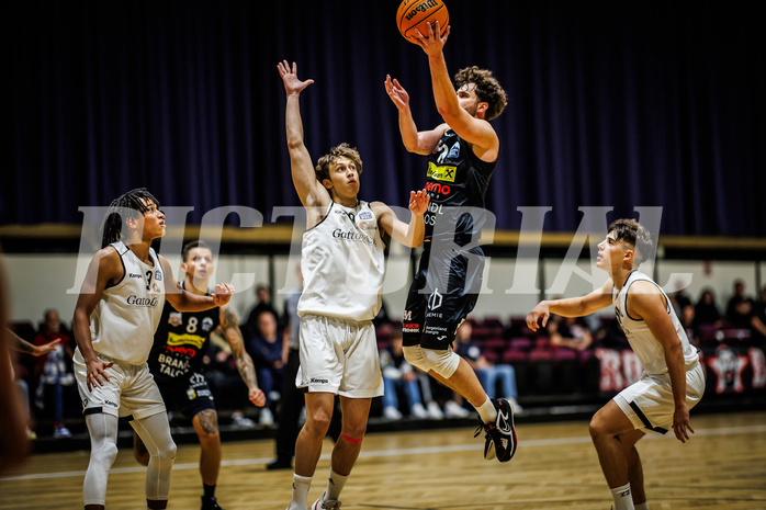 Basketball, Basketball Zweite Liga 2023/24, Grunddurchgang 1.Runde, Basket Flames, Mattersburg Rocks, Paul Schuecker (19)