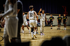 Basketball, Basketball Zweite Liga 2023/24, Grunddurchgang 1.Runde, Basket Flames, Mattersburg Rocks, Yann Grandperret (3)