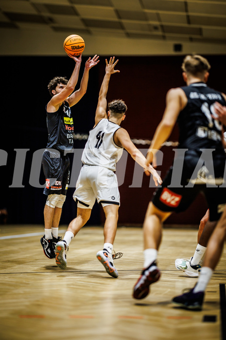 Basketball, Basketball Zweite Liga 2023/24, Grunddurchgang 1.Runde, Basket Flames, Mattersburg Rocks, Paul Schuecker (19)