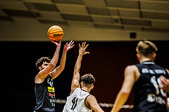 Basketball, Basketball Zweite Liga 2023/24, Grunddurchgang 1.Runde, Basket Flames, Mattersburg Rocks, Paul Schuecker (19)
