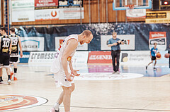 Basketball, Basketball Superliga 2023/24 , VF 4, Oberwart Gunners, Gmunden Swans, Sebastian Kaeferle (7)