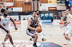 Basketball, Basketball Superliga 2023/24 , VF 4, Oberwart Gunners, Gmunden Swans, Kris Monroe (13), Toni Blazan (10)