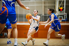 Basketball, Win2Day Basketball Damen Superliga 2024/25, Supercup 5. Runde, Vienna Timberwolves, DBB Wels, Elisa Khamis (1)