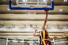 Basketball, Basketball Zweite Liga 2024/25, Grunddurchgang 20.Runde, Vienna Timberwolves, Traiskirchen Lions NexGen, Jakob Leitner (18)