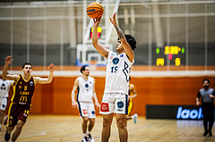 Basketball, Basketball Zweite Liga 2024/25, Grunddurchgang 20.Runde, Vienna Timberwolves, Traiskirchen Lions NexGen, Dean-Leon Cantor (19)