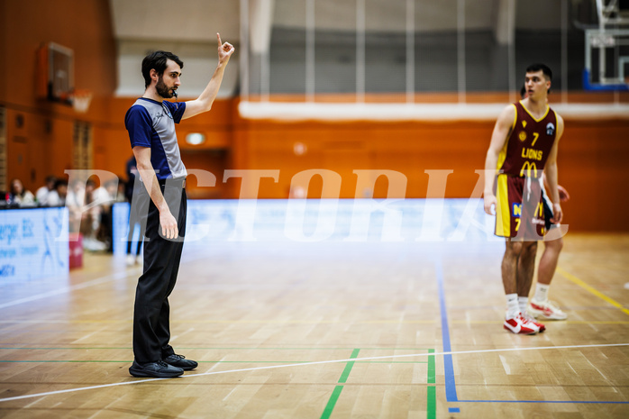 Basketball, Basketball Zweite Liga 2024/25, Grunddurchgang 20.Runde, Vienna Timberwolves, Traiskirchen Lions NexGen, SR N. Allio