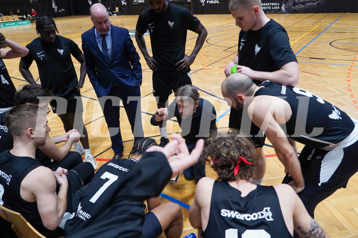Basketball Zweite Liga 2024/25, Grunddurchgang 20.Runde Raiders Tirol vs. Raiffeisen Mattersburg Rocks


