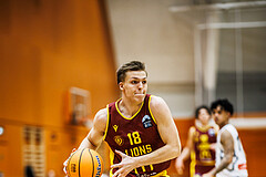 Basketball, Basketball Zweite Liga 2024/25, Grunddurchgang 20.Runde, Vienna Timberwolves, Traiskirchen Lions NexGen, Jakob Leitner (18)