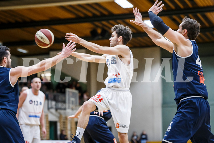 Basketball, Basketball Zweite Liga, Grunddurchgang 14.Runde, Mattersburg Rocks, BBC Nord, Jan NICOLI (6)