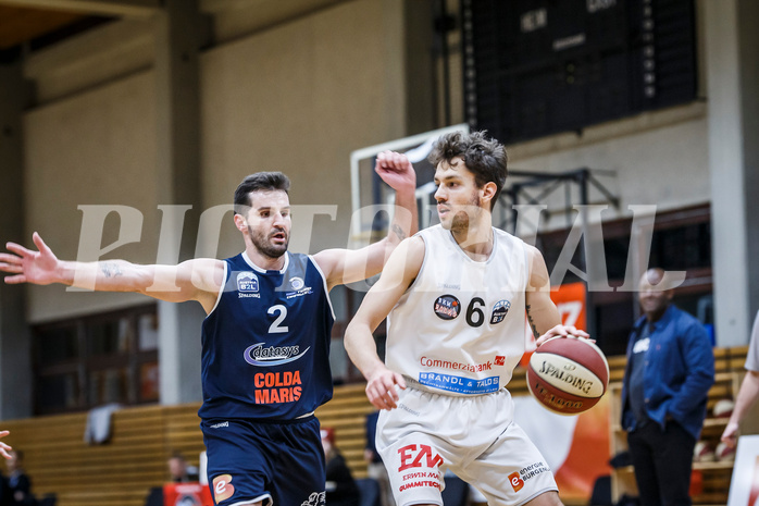 Basketball, Basketball Zweite Liga, Grunddurchgang 14.Runde, Mattersburg Rocks, BBC Nord, Jan NICOLI (6)