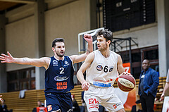 Basketball, Basketball Zweite Liga, Grunddurchgang 14.Runde, Mattersburg Rocks, BBC Nord, Jan NICOLI (6)