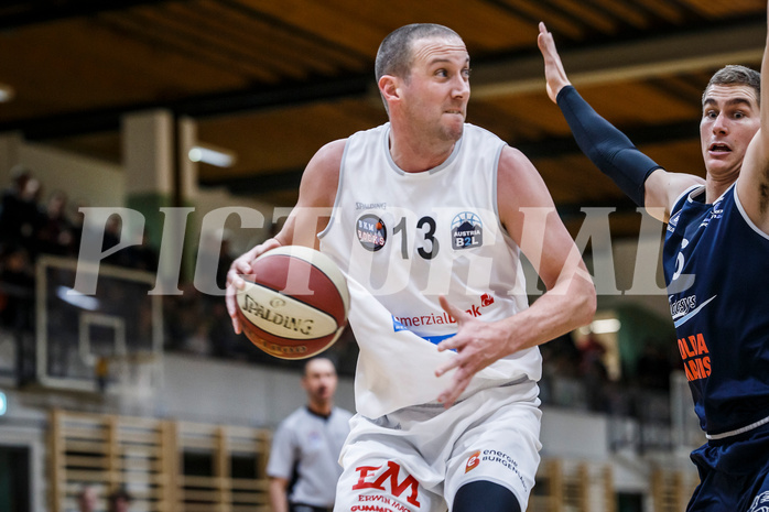 Basketball, Basketball Zweite Liga, Grunddurchgang 14.Runde, Mattersburg Rocks, BBC Nord, Corey HALLETT (13)