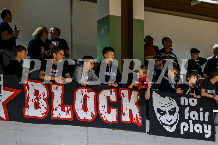 Basketball, Basketball Zweite Liga, Grunddurchgang 14.Runde, Mattersburg Rocks, BBC Nord, Rocks Block