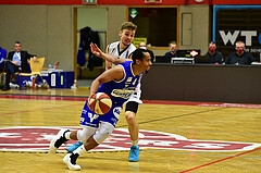 Basketball Superliga 2020/21, Grunddurchgang 13. Runde Flyers Wels vs. Oberwart, Lawrence Alexander (04),Jan Raszdevsek (4),
