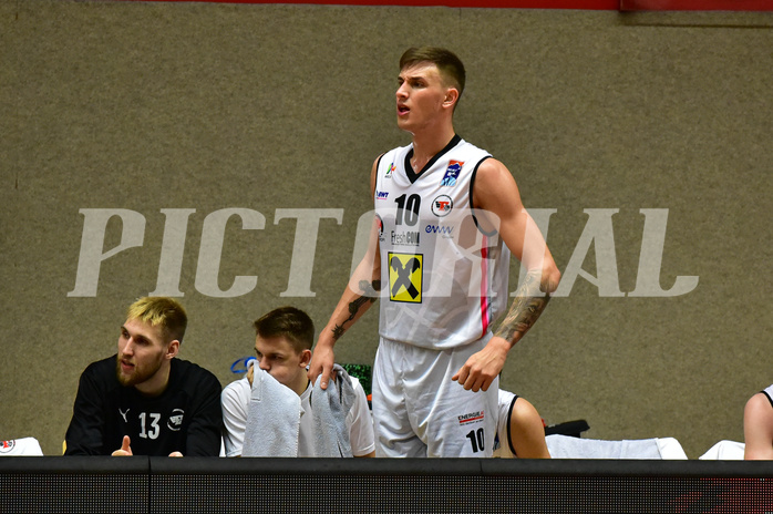 Basketball Superliga 2020/21, Grunddurchgang 13. Runde Flyers Wels vs. Oberwart, Aleksandar Andjelkovic (10),
