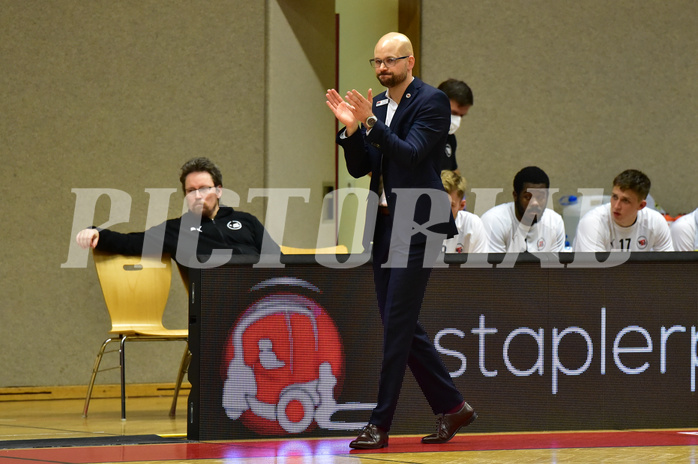 Basketball Superliga 2020/21, Grunddurchgang 13. Runde Flyers Wels vs. Oberwart, Sebastian Waser (Head Coach),
