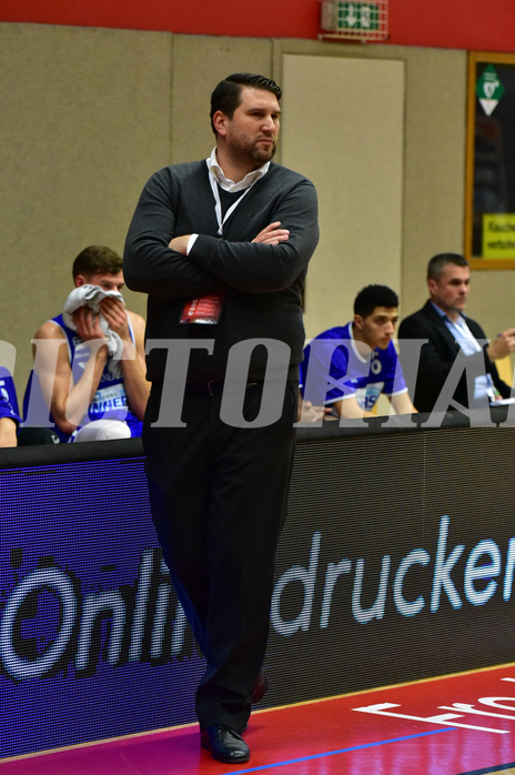 Basketball Superliga 2020/21, Grunddurchgang 13. Runde Flyers Wels vs. Oberwart, Horst Leitner (Head Coach),
