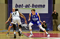 Basketball Superliga 2020/21, Grunddurchgang 13. Runde Flyers Wels vs. Oberwart, Jarvis Ray (22), Edi Patekar (9),