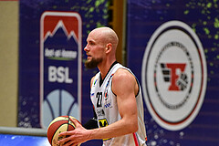 Basketball Superliga 2020/21, Grunddurchgang 13. Runde Flyers Wels vs. Oberwart, Christian Von Fintel (27),
