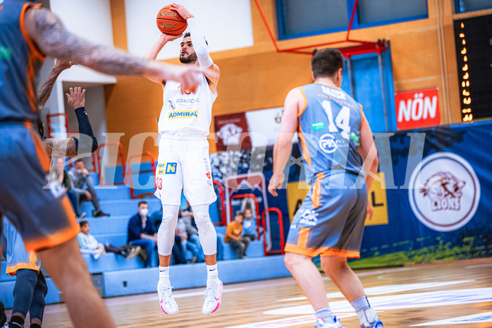 Basketball Basketball Superliga 2021/22, 4. Qualifikationsrunde Traiskirchen Lions vs. Klosterneuburg Dukes