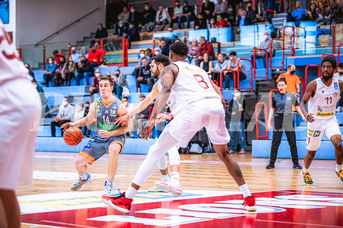 Basketball Basketball Superliga 2021/22, 4. Qualifikationsrunde Traiskirchen Lions vs. Klosterneuburg Dukes