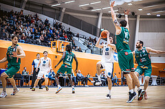 Basketball, Win2Day Superliga 2022/23, Grunddurchgang 17.Runde, Vienna Timberwolves, Kapfenberg Bulls, Paul Rotter (66)