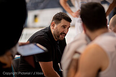 Basketball, win2day Basketball Superliga 2022/23, Grunddurchgang Runde 17, Oberwart Gunners, Flyers Wels, Horst Leitner (Coach)