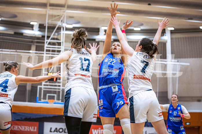 Basketball, Win2Day Basketball Damen Superliga 2022/23, Grunddurchgang 11.Runde, Vienna Timberwolves, UBSC-DBBC Graz, Lenny Jacimovic (22)