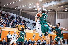 Basketball, Win2Day Superliga 2022/23, Grunddurchgang 17.Runde, Vienna Timberwolves, Kapfenberg Bulls, Paul Rotter (66)