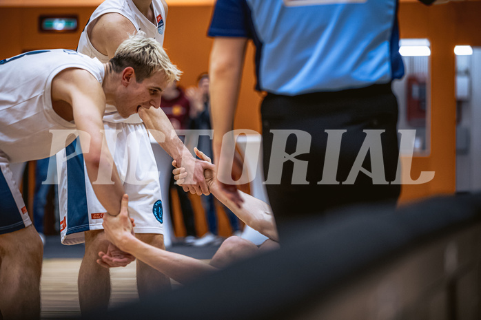 Basketball, Win2Day Superliga 2022/23, Grunddurchgang 17.Runde, Vienna Timberwolves, Kapfenberg Bulls, Elias Wlasak (8)