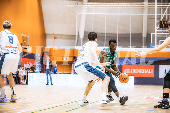 Basketball, Win2Day Superliga 2022/23, Grunddurchgang 17.Runde, Vienna Timberwolves, Kapfenberg Bulls, Amin Abdul Adamu (5)