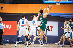 Basketball, Win2Day Superliga 2022/23, Grunddurchgang 17.Runde, Vienna Timberwolves, Kapfenberg Bulls, Jakob Lohr (12), Nemanja Krstic (12)