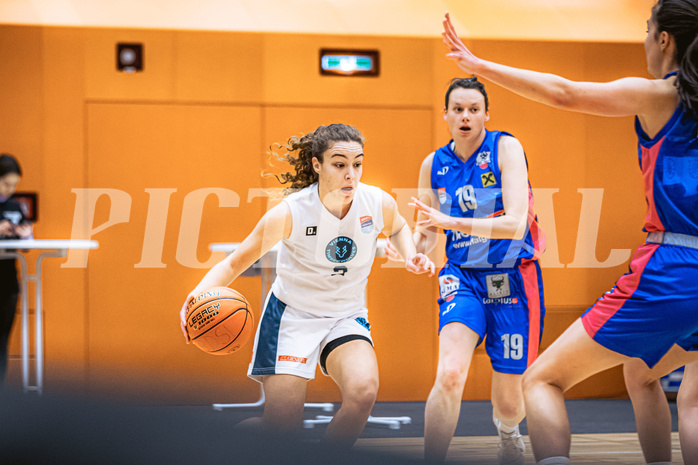 Basketball, Win2Day Basketball Damen Superliga 2022/23, Grunddurchgang 11.Runde, Vienna Timberwolves, UBSC-DBBC Graz, Cristina Nino (2)