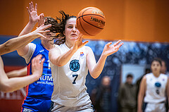 Basketball, Win2Day Basketball Damen Superliga 2022/23, Grunddurchgang 11.Runde, Vienna Timberwolves, UBSC-DBBC Graz, Mira Eulering (7)