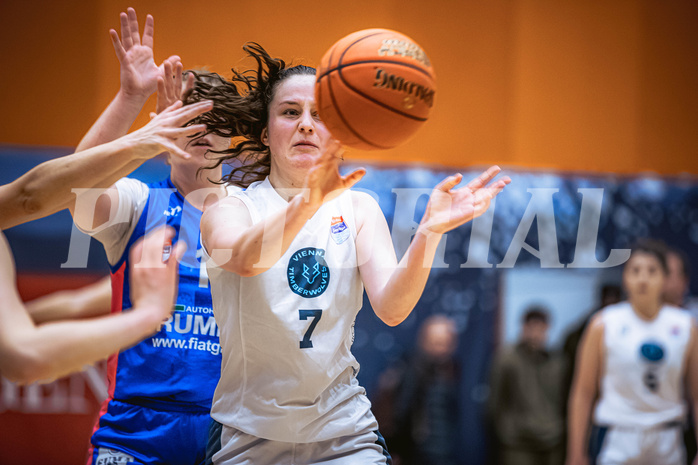 Basketball, Win2Day Basketball Damen Superliga 2022/23, Grunddurchgang 11.Runde, Vienna Timberwolves, UBSC-DBBC Graz, Mira Eulering (7)