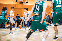 Basketball, Win2Day Superliga 2022/23, Grunddurchgang 17.Runde, Vienna Timberwolves, Kapfenberg Bulls, Philipp D’Angelo (9)
