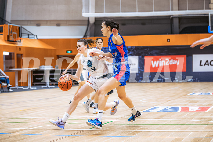 Basketball, Win2Day Basketball Damen Superliga 2022/23, Grunddurchgang 11.Runde, Vienna Timberwolves, UBSC-DBBC Graz, Melanie Fischer (14)