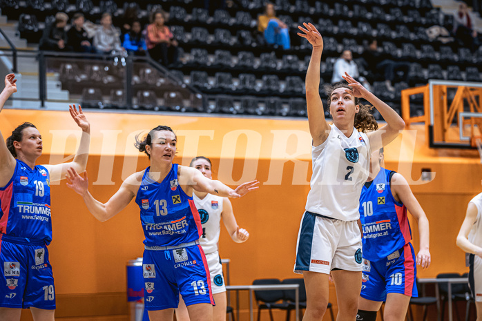 Basketball, Win2Day Basketball Damen Superliga 2022/23, Grunddurchgang 11.Runde, Vienna Timberwolves, UBSC-DBBC Graz, Cristina Nino (2)