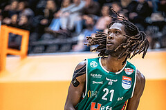 Basketball, Win2Day Superliga 2022/23, Grunddurchgang 17.Runde, Vienna Timberwolves, Kapfenberg Bulls, Lesley Varner II  (21)