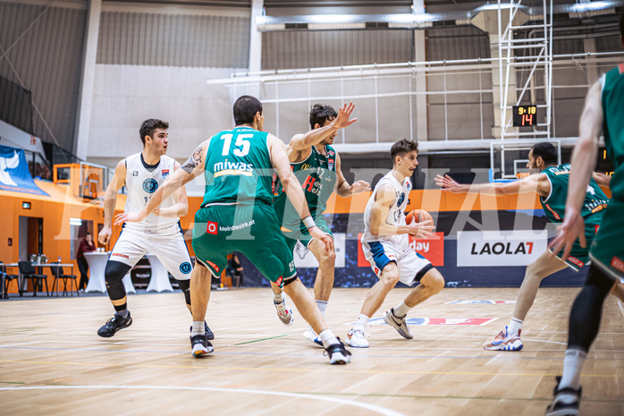 Basketball, Win2Day Superliga 2022/23, Grunddurchgang 17.Runde, Vienna Timberwolves, Kapfenberg Bulls, Jakob Lohr (12)