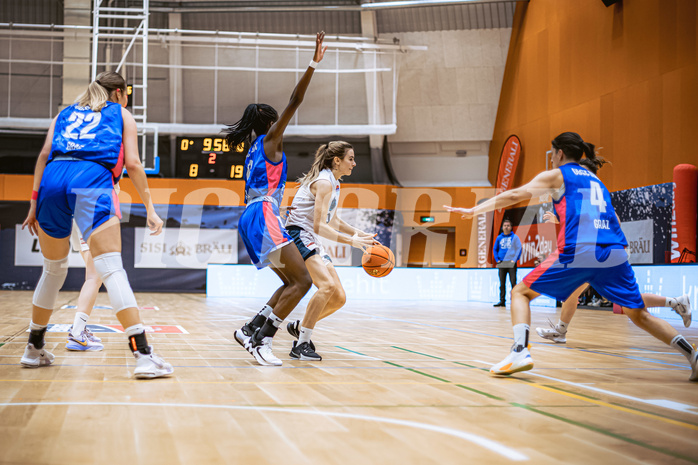 Basketball, Win2Day Basketball Damen Superliga 2022/23, Grunddurchgang 11.Runde, Vienna Timberwolves, UBSC-DBBC Graz, Iva Ilic (10)