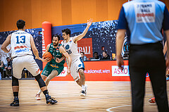 Basketball, Win2Day Superliga 2022/23, Grunddurchgang 17.Runde, Vienna Timberwolves, Kapfenberg Bulls, Milos Latkovic (4)
