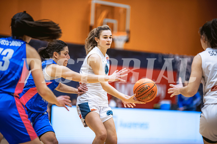 Basketball, Win2Day Basketball Damen Superliga 2022/23, Grunddurchgang 11.Runde, Vienna Timberwolves, UBSC-DBBC Graz, Iva Ilic (10)