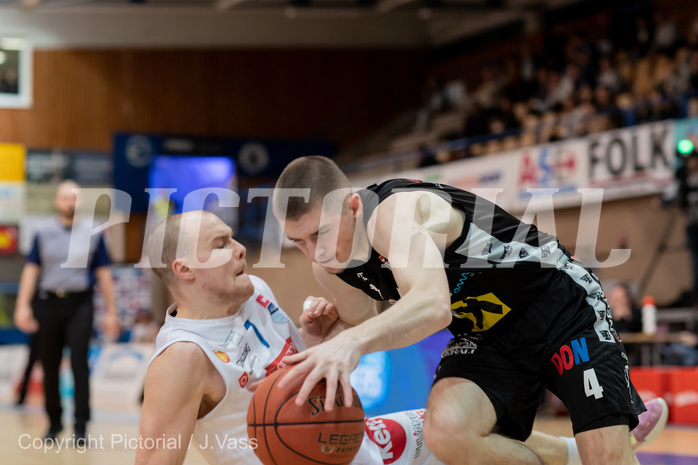 Basketball, win2day Basketball Superliga 2022/23, Grunddurchgang Runde 17, Oberwart Gunners, Flyers Wels, Sebastian K