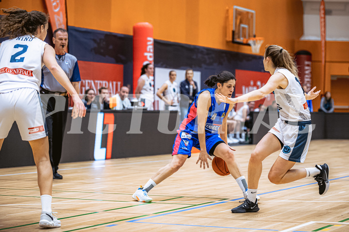 Basketball, Win2Day Basketball Damen Superliga 2022/23, Grunddurchgang 11.Runde, Vienna Timberwolves, UBSC-DBBC Graz, Simona Kuzma (4)