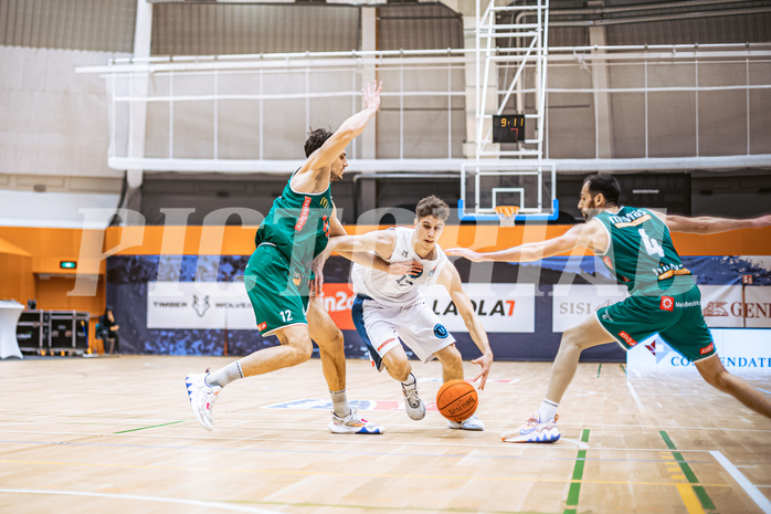 Basketball, Win2Day Superliga 2022/23, Grunddurchgang 17.Runde, Vienna Timberwolves, Kapfenberg Bulls, Jakob Lohr (12)