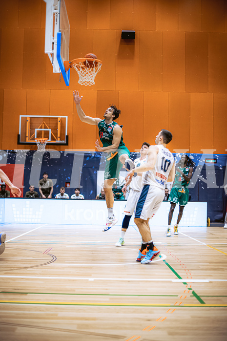 Basketball, Win2Day Superliga 2022/23, Grunddurchgang 17.Runde, Vienna Timberwolves, Kapfenberg Bulls, Nemanja Krstic (12)